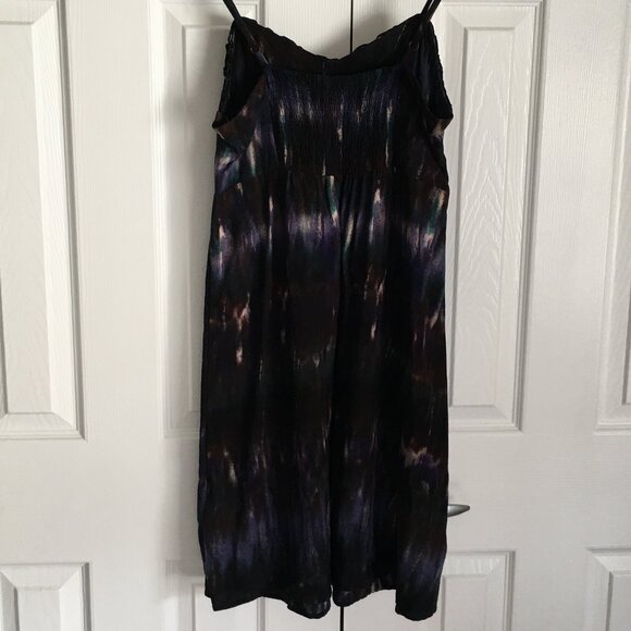 Chic and effortless, this dark tie-dye sundress Size 9 - Picture 2 of 6